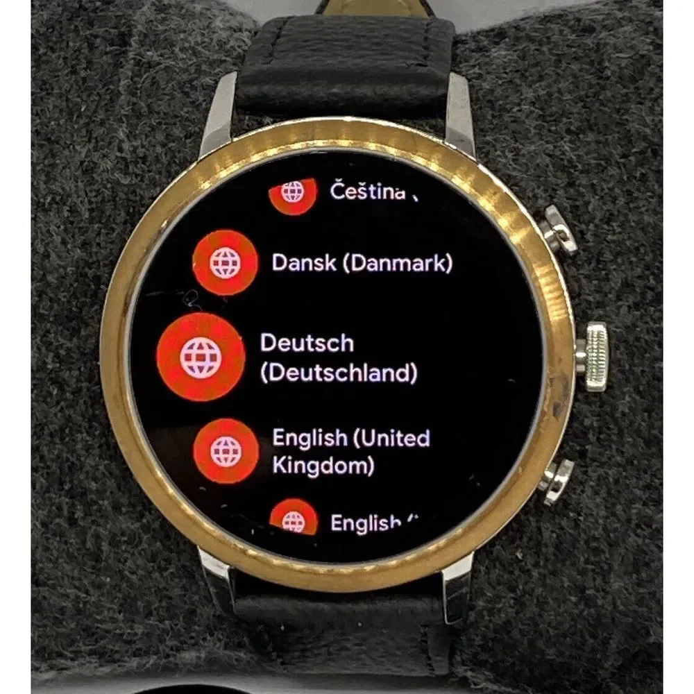 Fossil Gen 4 Authentic Digital Dial Smart Watch Custom Band FTW6016 DC919